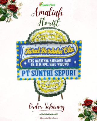 Papan Bunga Duka di Bantarpanjang
