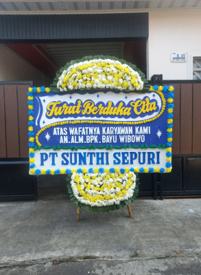 Papan Bunga Duka di Bantarpanjang