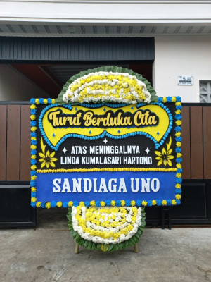 Papan Bunga Duka di Bantarpanjang